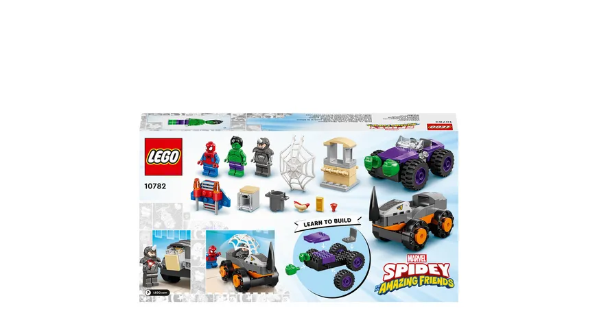LEGO Marvel Spidey 10782 Hulks und Rhinos Truck-Duell