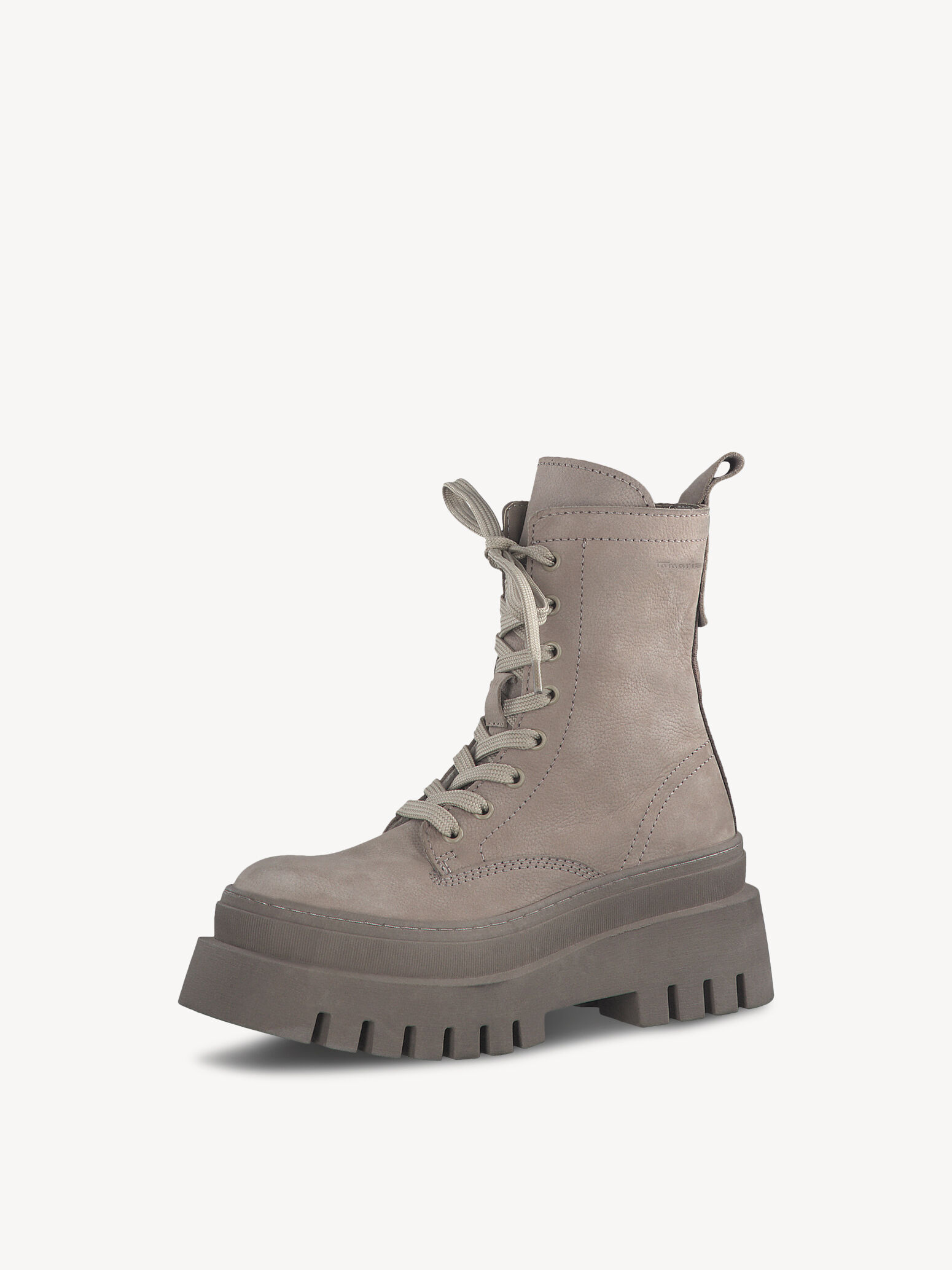 Bottine en cuir - marron