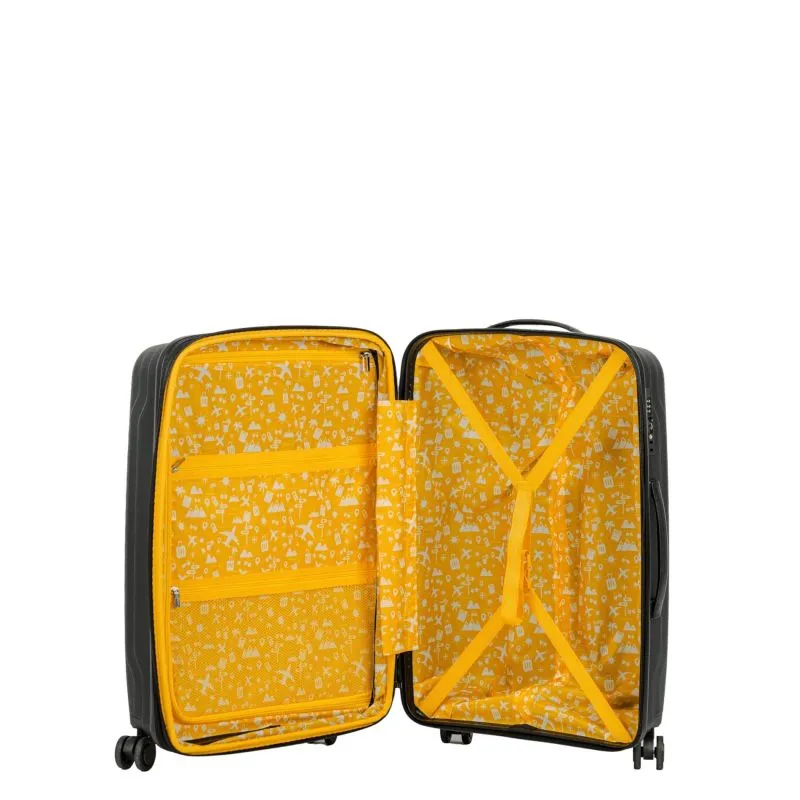 Swiss Bags Ibiza Trolley M (65 cm) Erweiterbar - Black