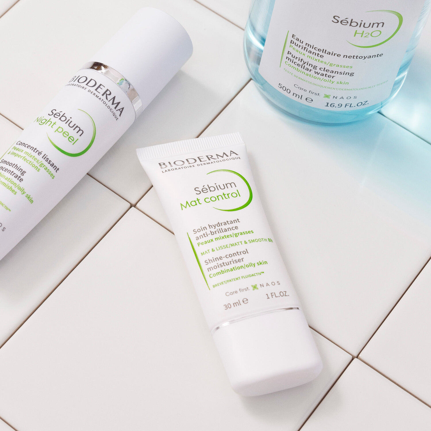 Bioderma Sébium Mat Control Soin Hydratant Anti-Brillance - Peaux Sensibles Mixtes à Grasses 30 ml
