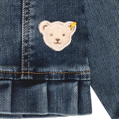 Jeansjacke, dunkelblau für Mädchen