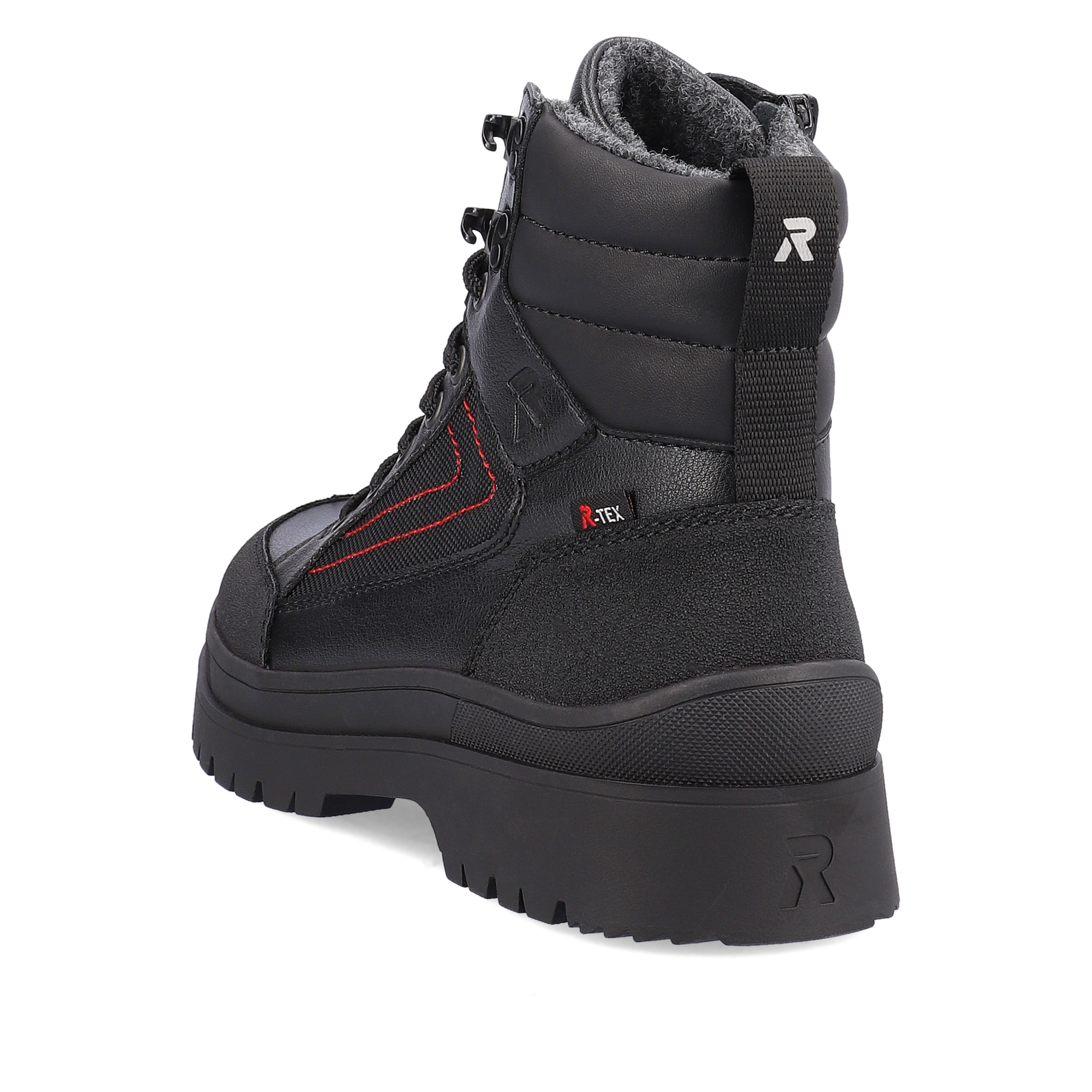 Rieker Herren Schnürstiefel deep black
