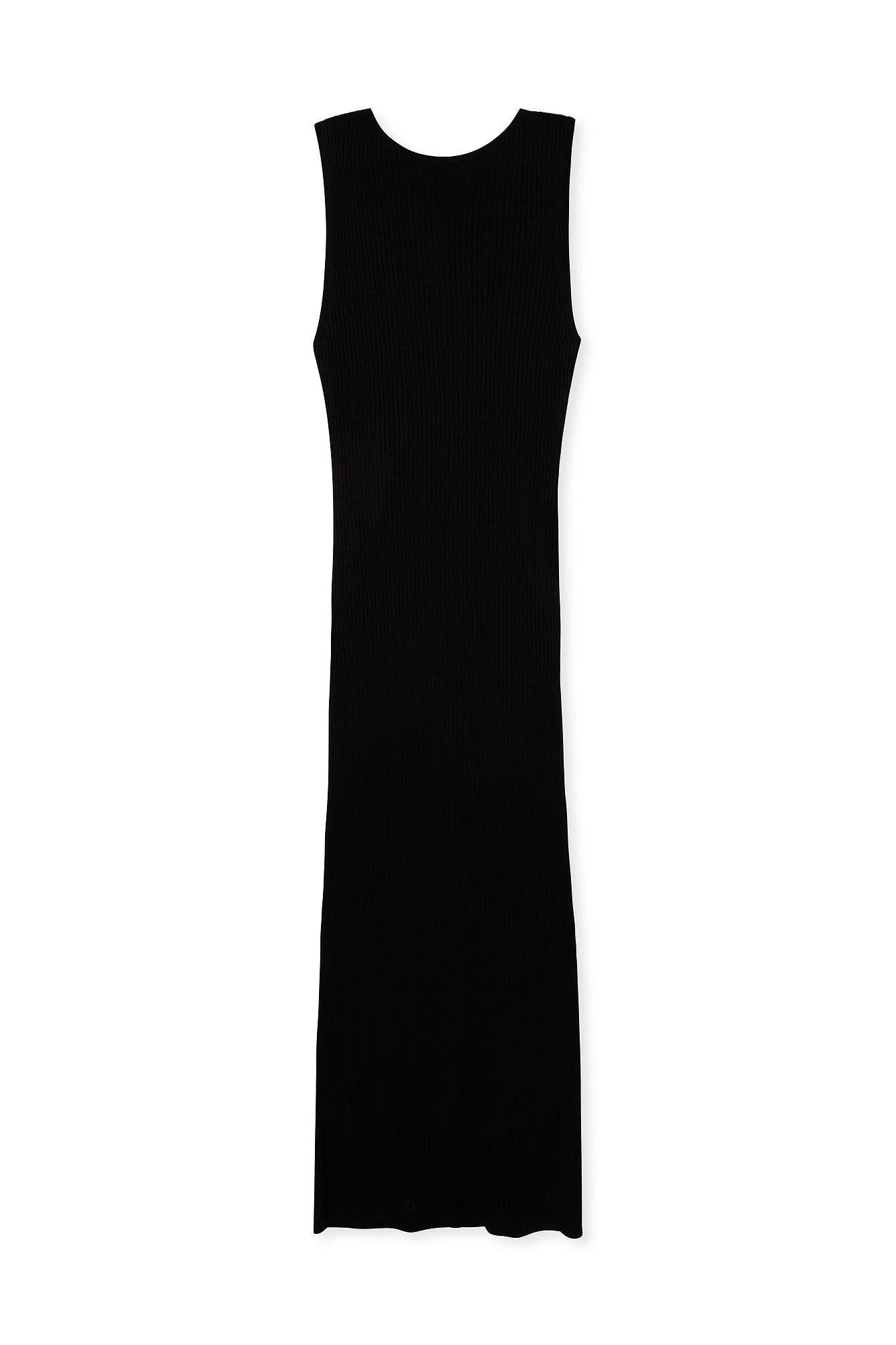 Geripptes Maxikleid aus Feinstrick