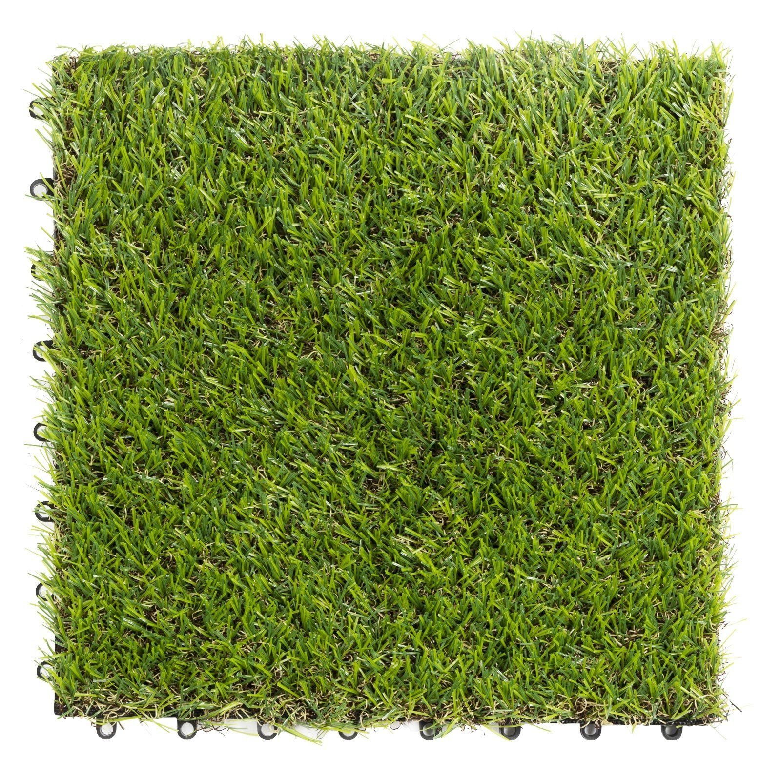 Floordirekt Klickfliese 30 x 30 cm, Terrassenfliese mit Drainagefunktion, WPC-Fliese, 1 St.