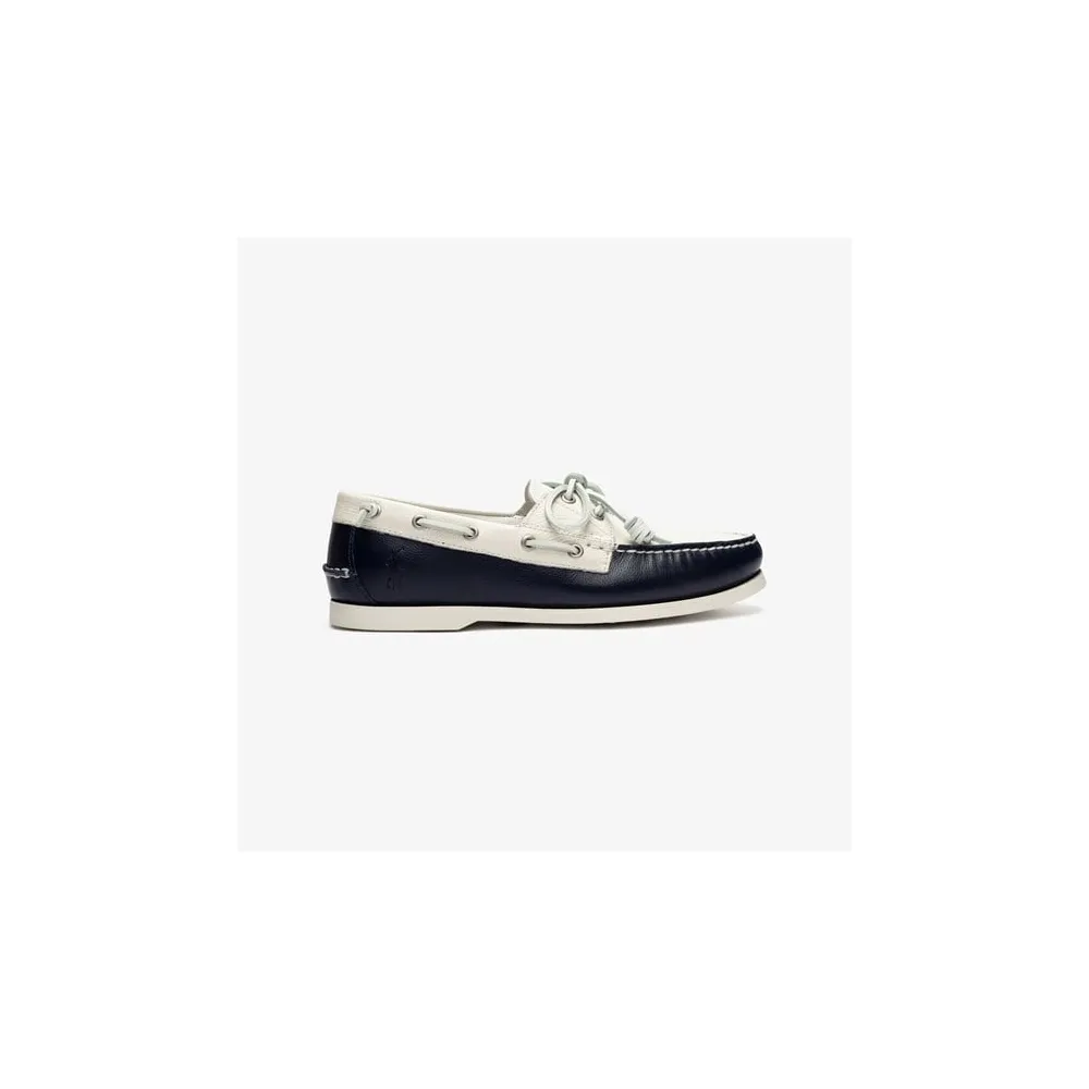 Ralph Lauren Merton Two tone Leather Boat Shoe 803893737006 / blau