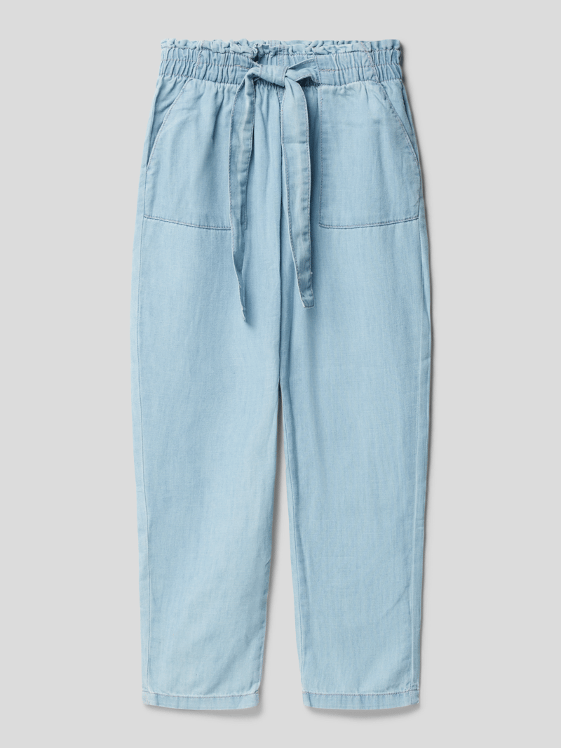 Jeans mit elastischem Bund in jeans