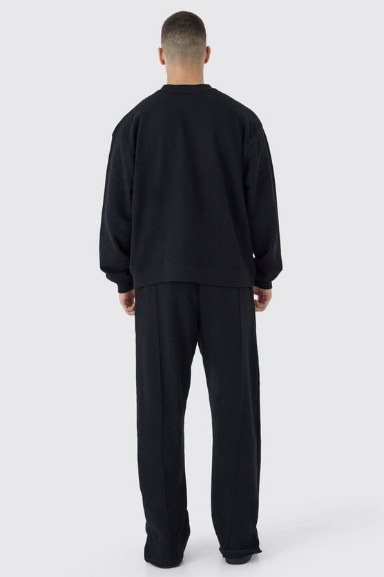 Tall lockere Jogginghose mit geteiltem Saum