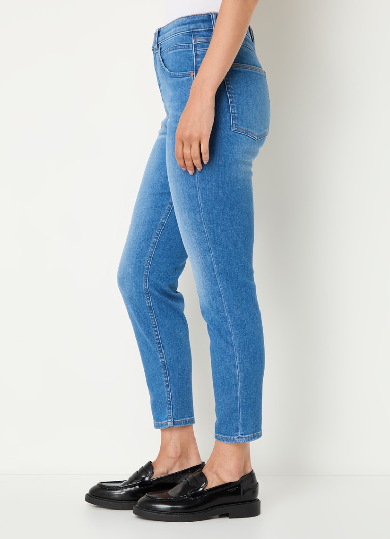 Marc O'Polo Denim Freja korkeavyötäröiset kapenevat crop-farkut, keskivaalea pesu