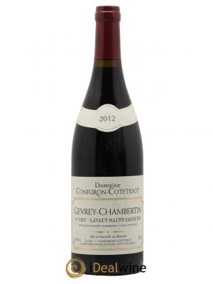 Gevrey-Chambertin 1er Cru Lavaut Saint-Jacques Confuron-Cotetidot  2012 - Lot de 1 Bouteille