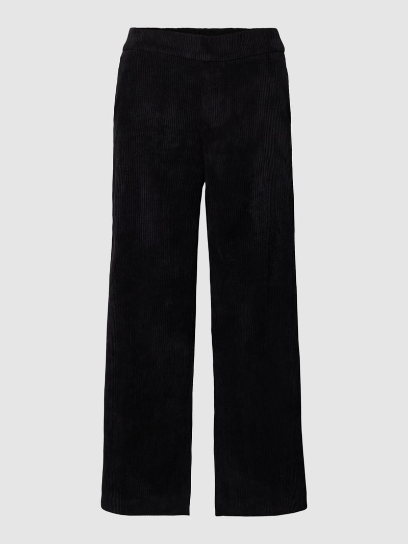 Hose aus Cord Modell 'CHIARA' in schwarz