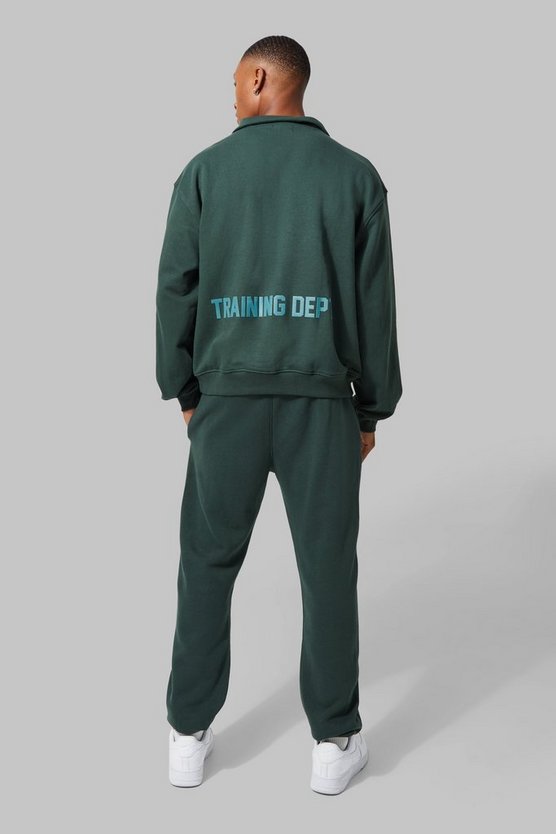 Kastiges Active Sweatshirt mit Trichterkragen
