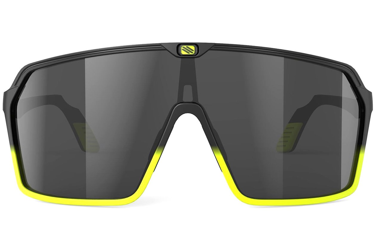 Rudy Project Spinshield Black Fade Yellow Fluo Matte - Smoke Black