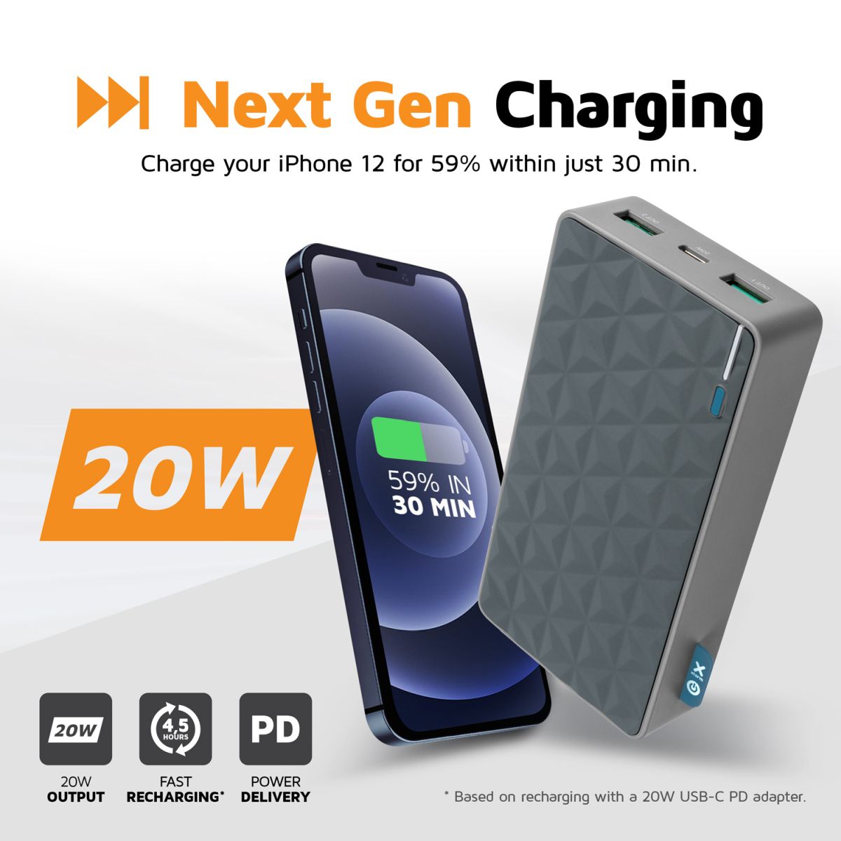 Xtorm 20.000 mAh 20W Fuel Series Powerbank