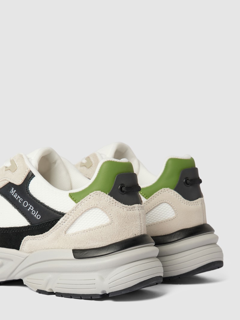 Sneaker mit Label-Details Modell 'Perci' in weiß