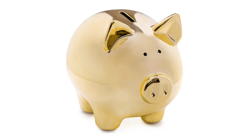 TRENDSHOP Sparschwein Big Gold