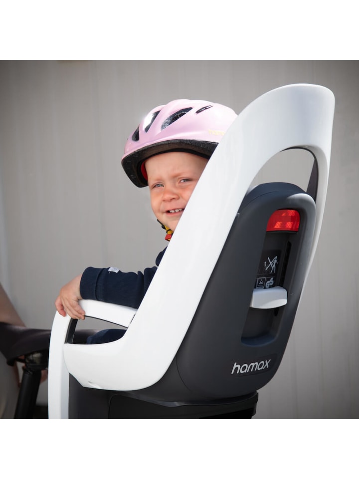 Hamax Hamax Caress Fahrradkindersitz inkl. Gepäckträger-Adapter - Farbe: Grey / White / Black günstig kaufen