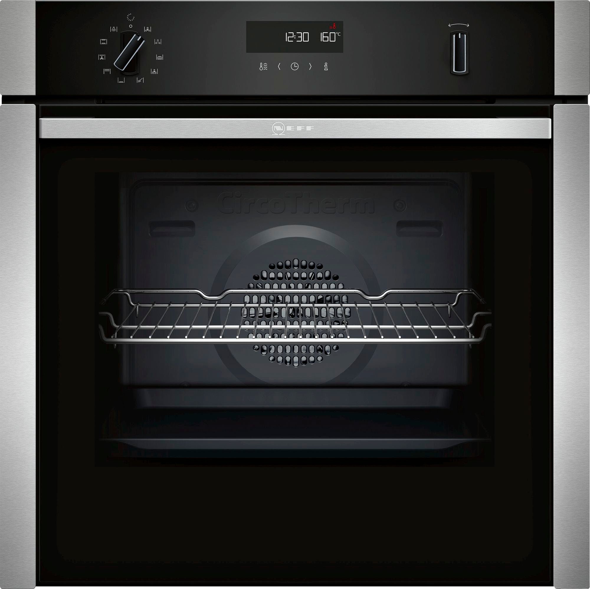 NEFF Einbaubackofen N 50 B6ACH7AN0, mit Hide®, Pyrolyse, EasyClean, CircoTherm®-Heißluft