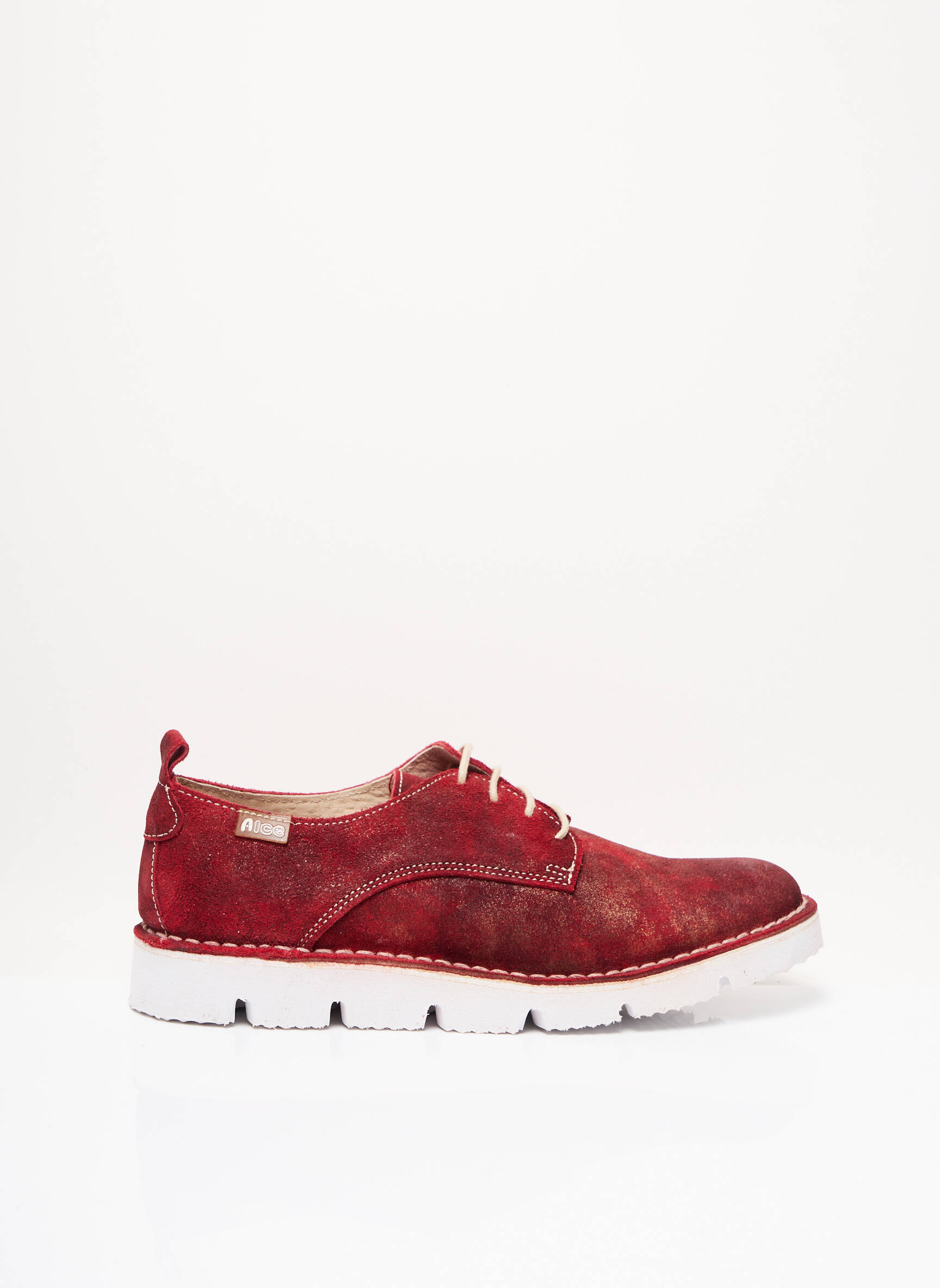 Alce Shoes Derby Femme couleur rouge