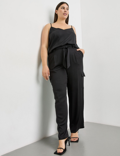 Blusentop aus Satin