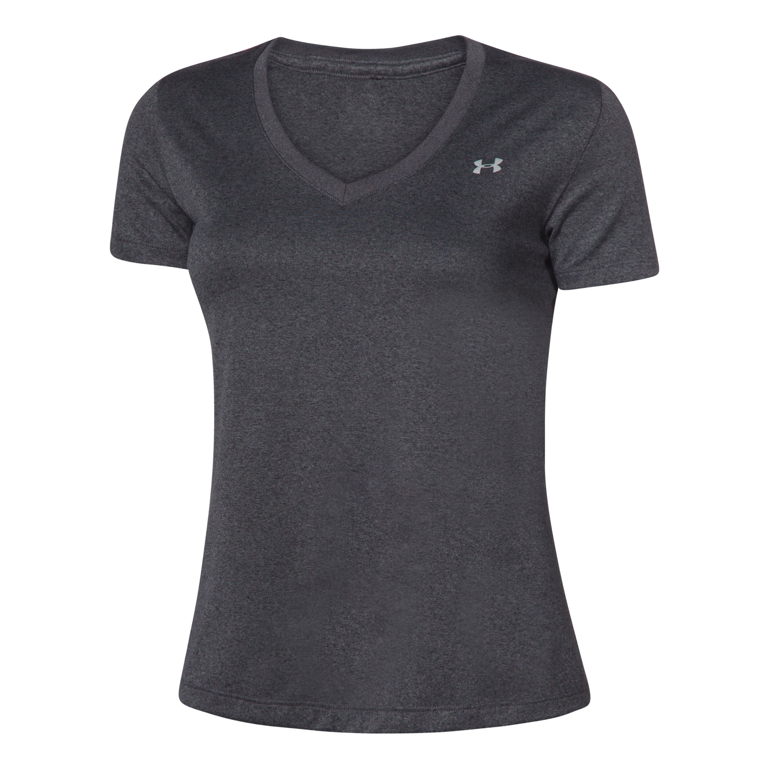 Tech Solid T-Shirt Damen - Grau, Silber