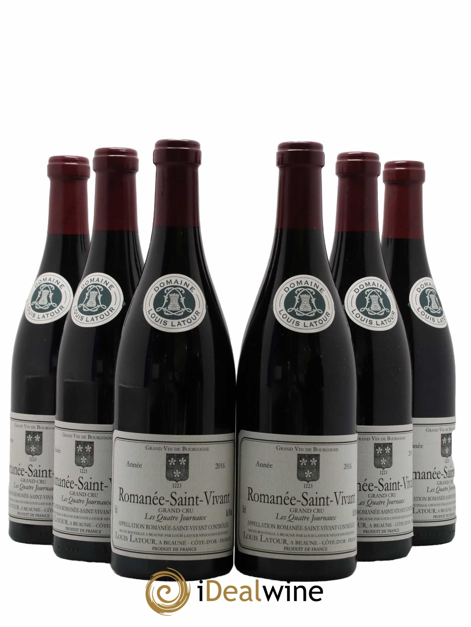 Romanée-Saint-Vivant Grand Cru Les Quatre Journaux Louis Latour  2016 - Lot de 6 Bouteilles