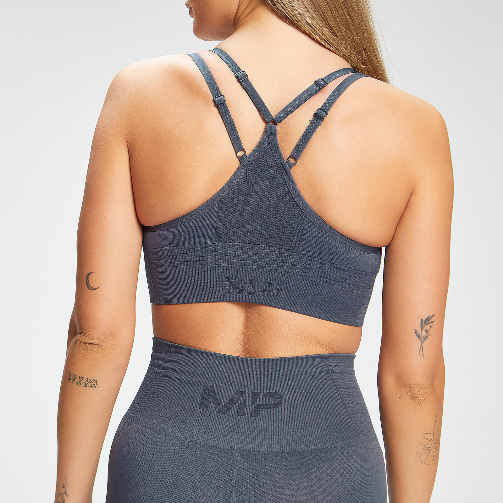 Brassière de sport sans coutures MP Tempo pour femmes – Anthracite