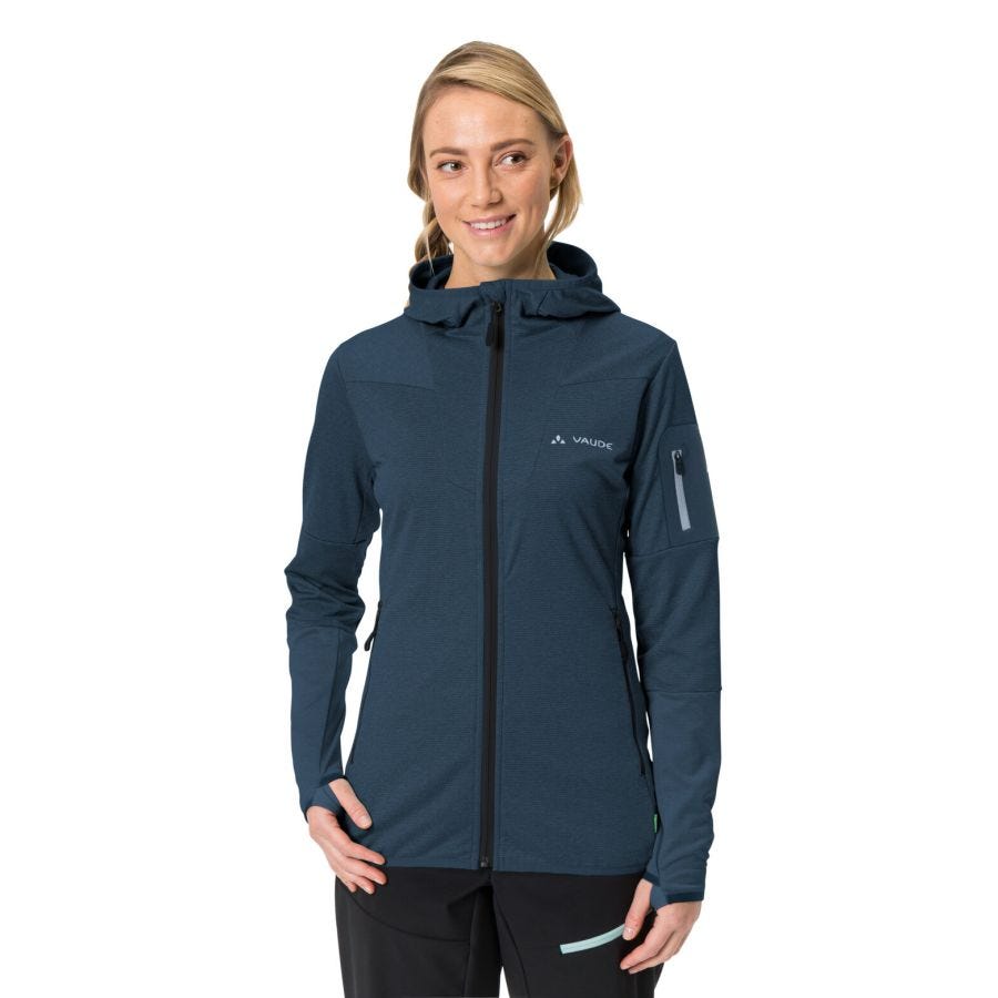 Monviso Fleece Kapuzenjacke Damen