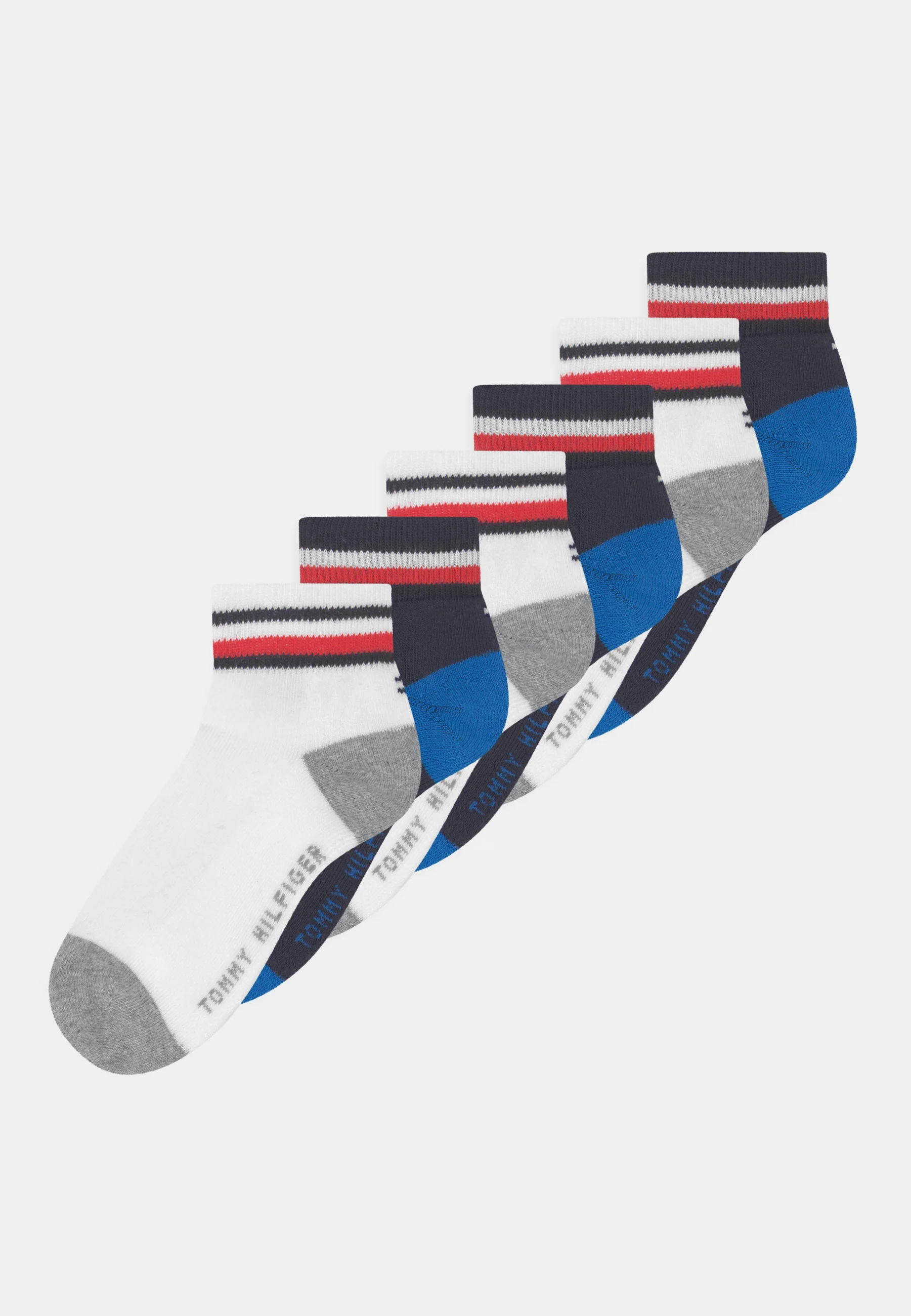 Tommy Hilfiger KIDS ICONIC QUARTER 6 PACK UNISEX - Calcetines