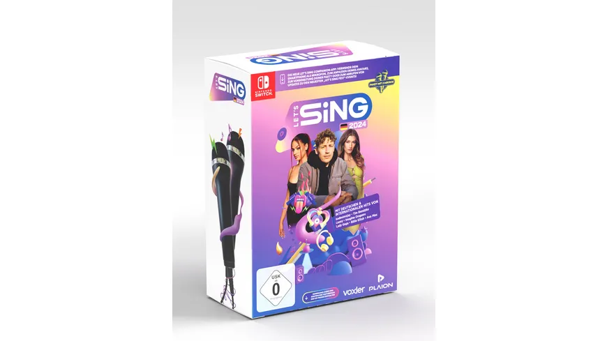 Let's Sing 2024 - German Version + 2 Mikrofone