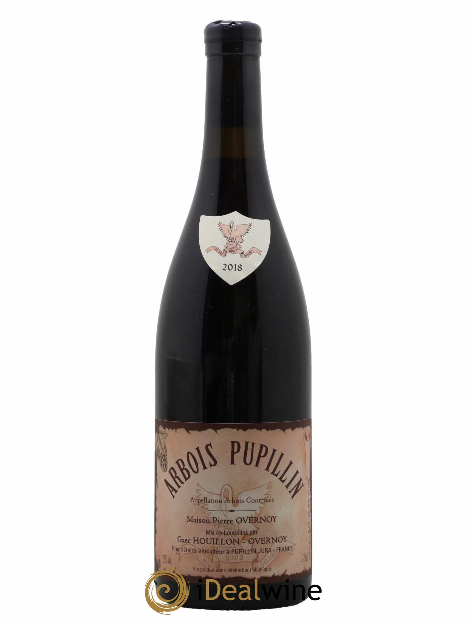 Arbois Pupillin Trousseau Poulsard (cire violette) Overnoy-Houillon (Domaine)  2018 - Lot de 1 Bouteille