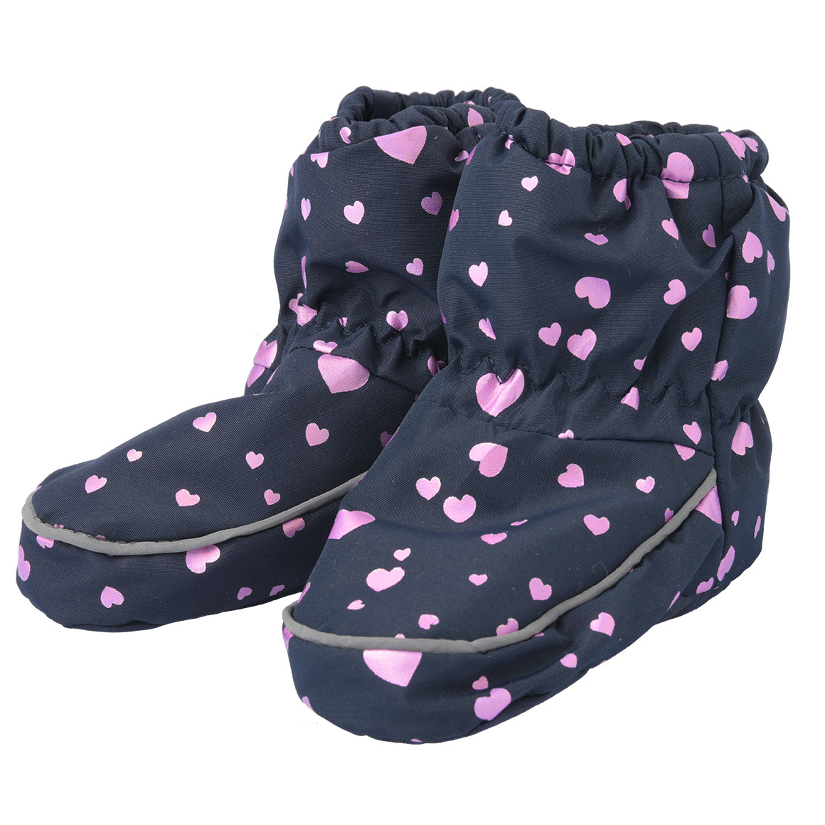 Baby Softschuhe mit Herz-Allover