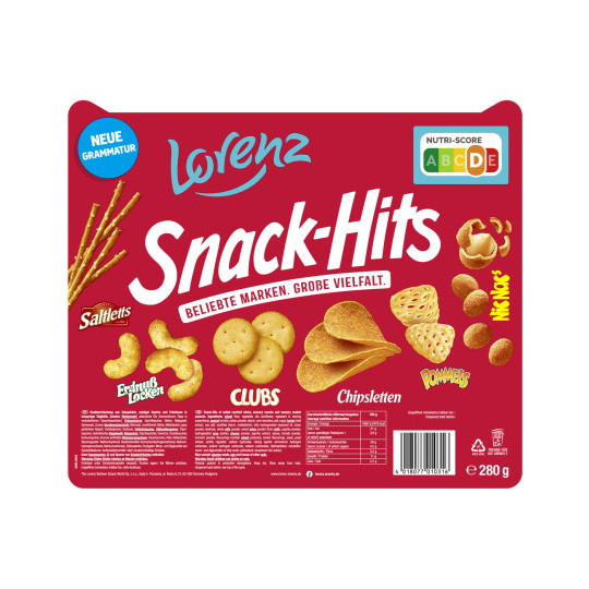 Lorenz Snack-Hits 280G