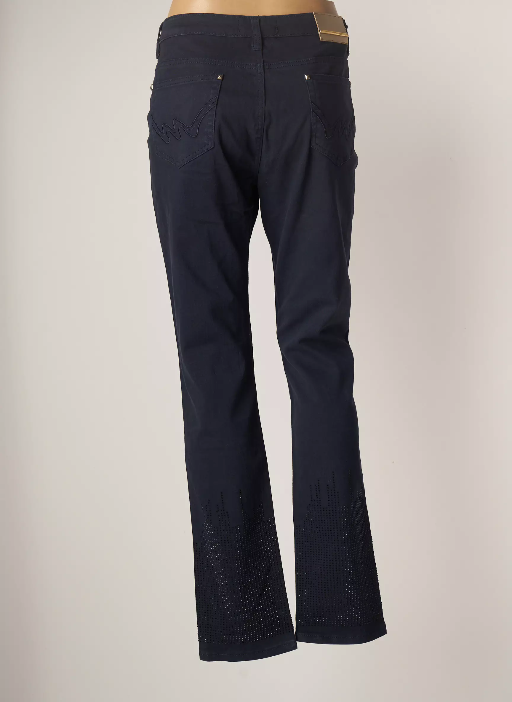 Leslie Jeans Coupe Slim Femme couleur bleu