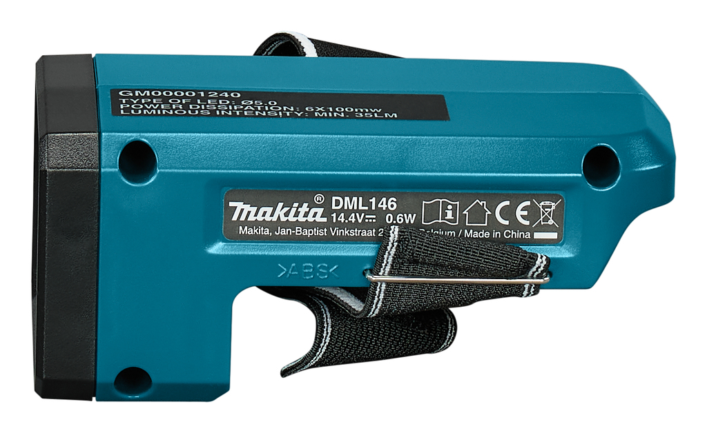Makita DEZDML146 LXT 14,4 V akumuliatorinis blokinis prožektorius be akumuliatoriaus ir įkroviklio