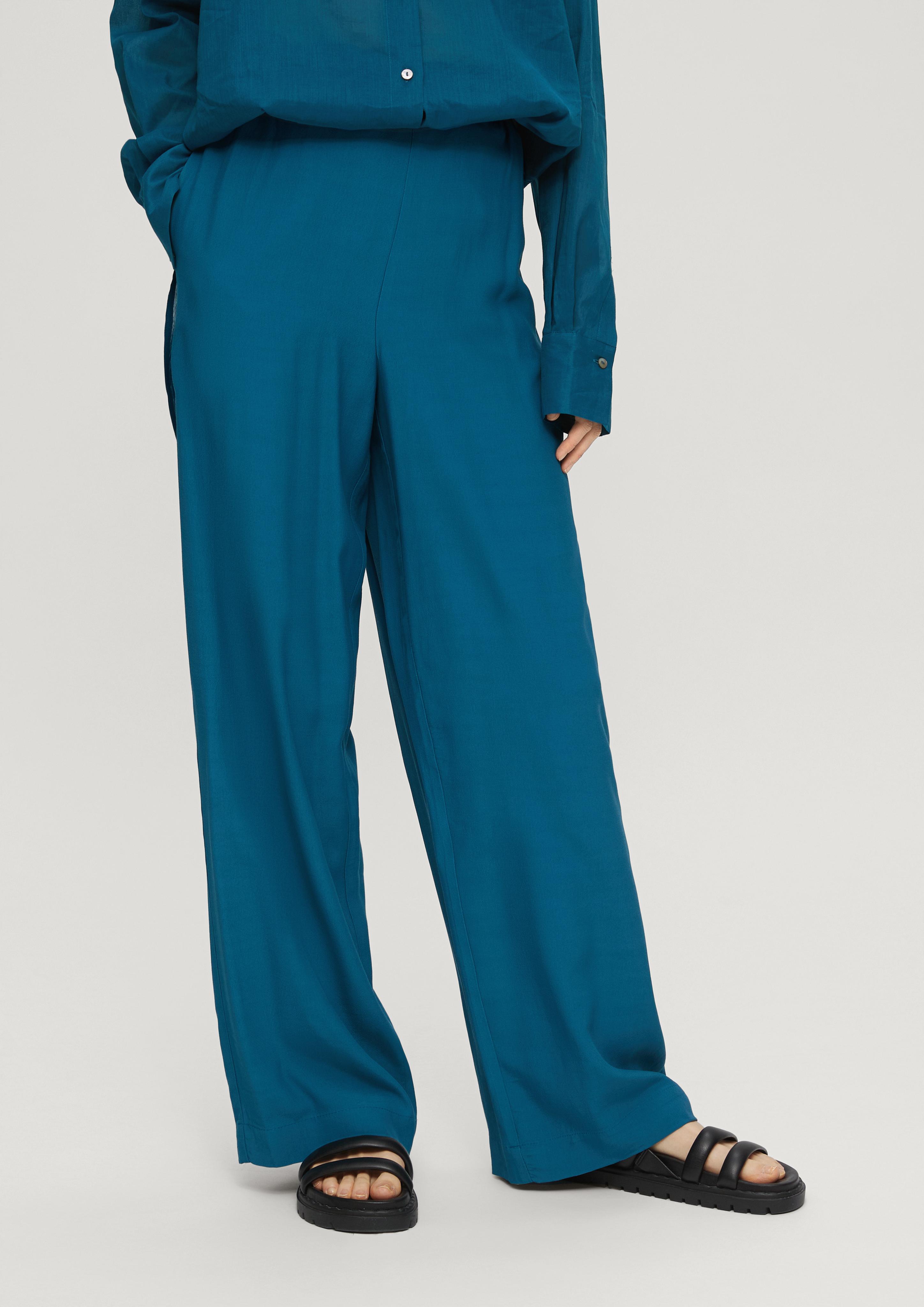 Regular: Hose aus Viskose  2132337-6768