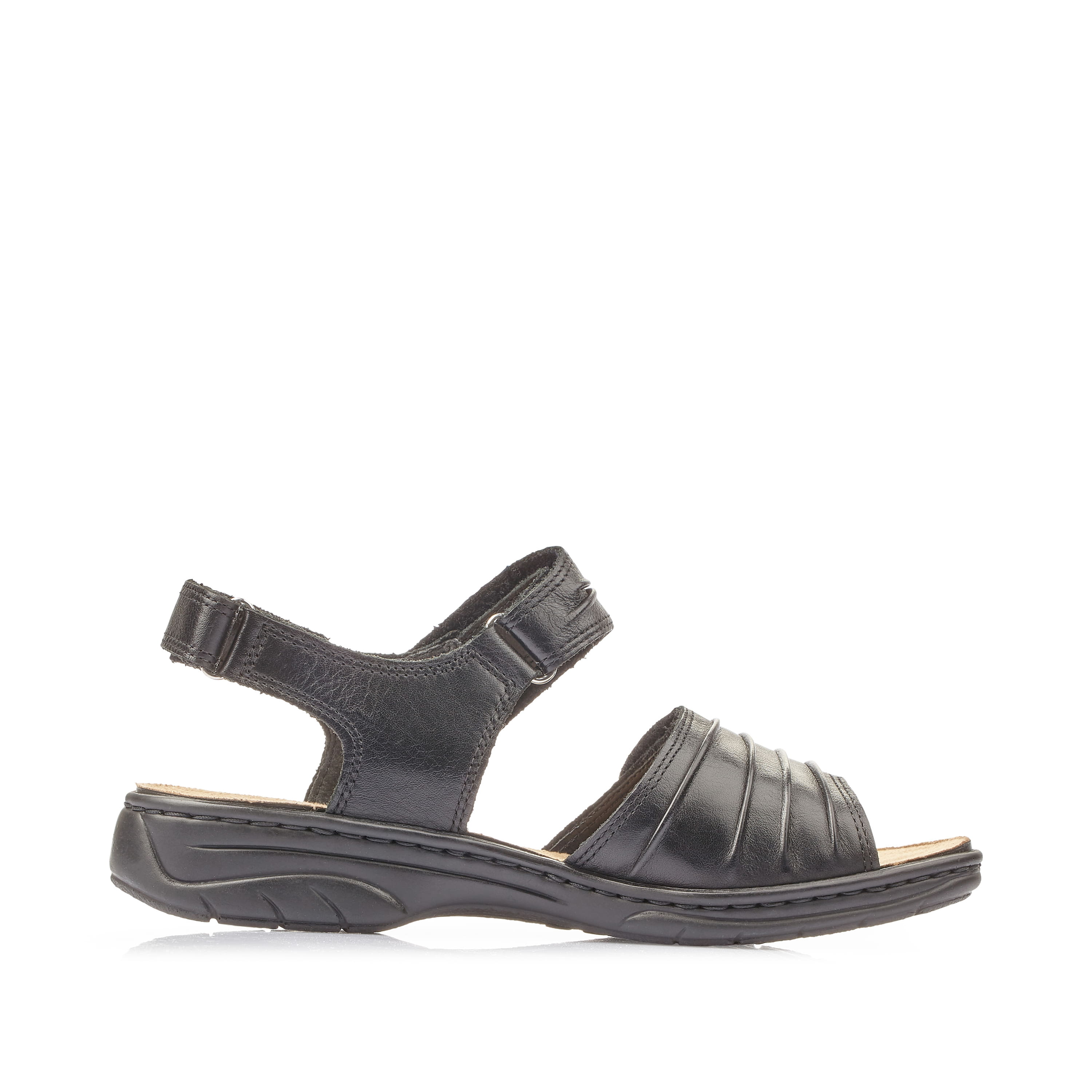 Rieker Damen Riemchensandalen nachtschwarz