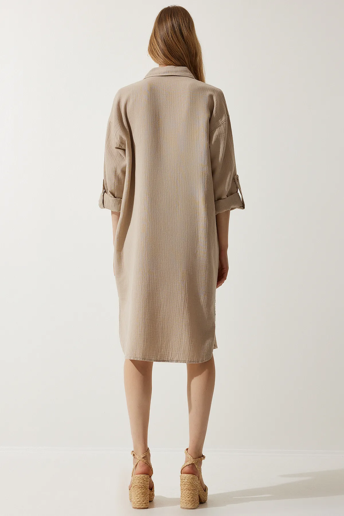 Happiness İstanbul  Kleid - Beige - A-Linie