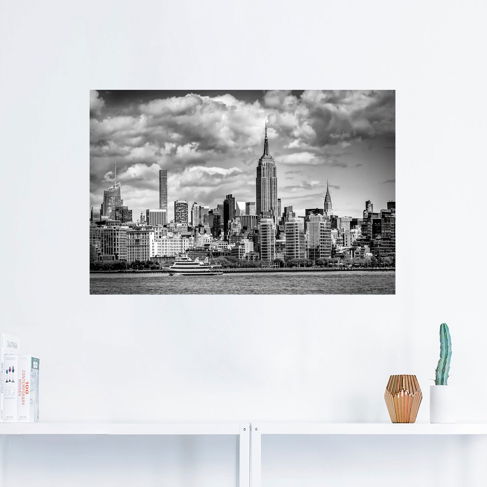 Artland Wandbild Midtown Manhattan, New York (1 St), als Alubild, Leinwandbild, Wandaufkleber oder Poster in versch. Größen