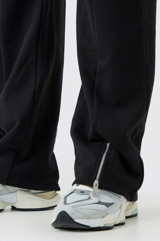 Tall lockere Jogginghose mit geteiltem Saum