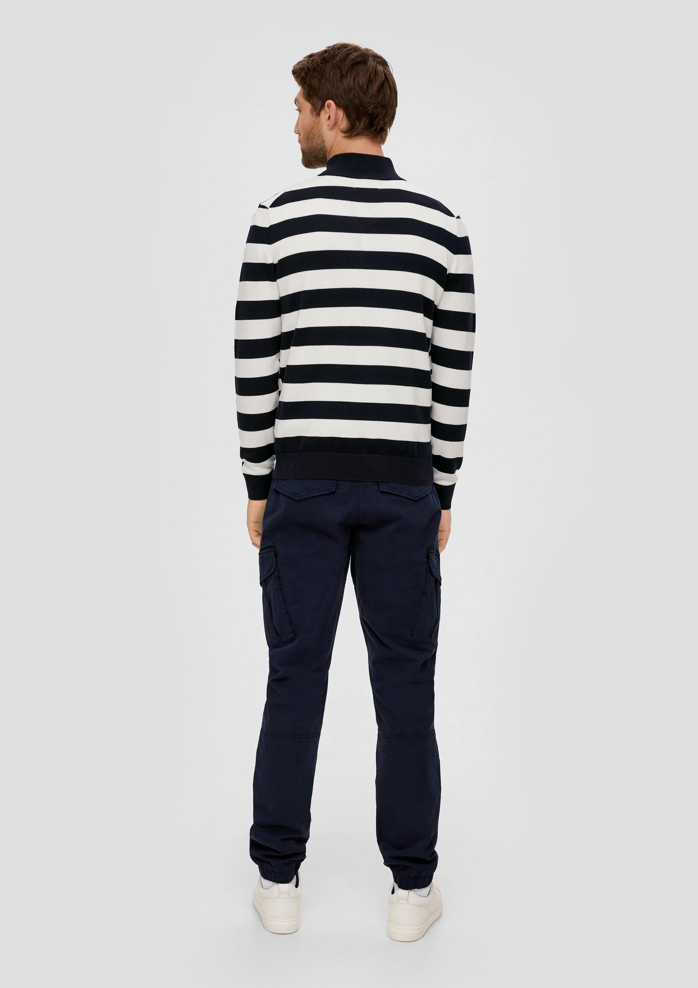 Strickpullover mit Half-Zip  2141101-59G0