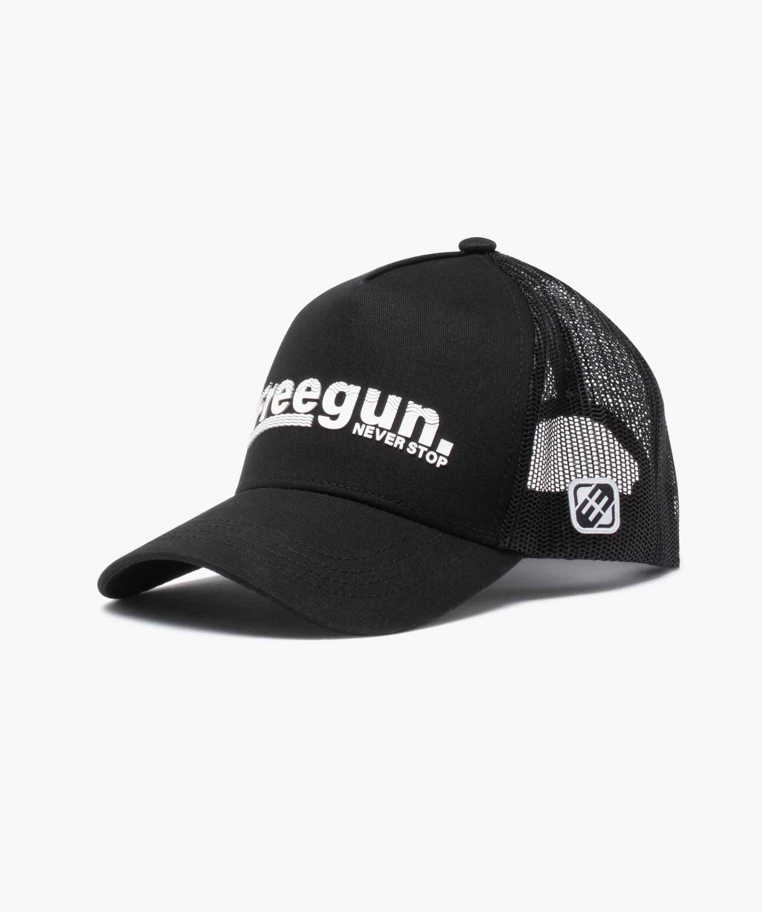Casquette homme modèle trucker en filet - Freegun noir | GEMO