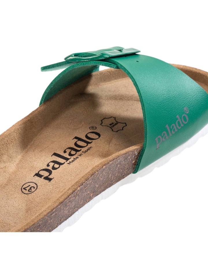 palado Pantoletten in Grün günstig kaufen