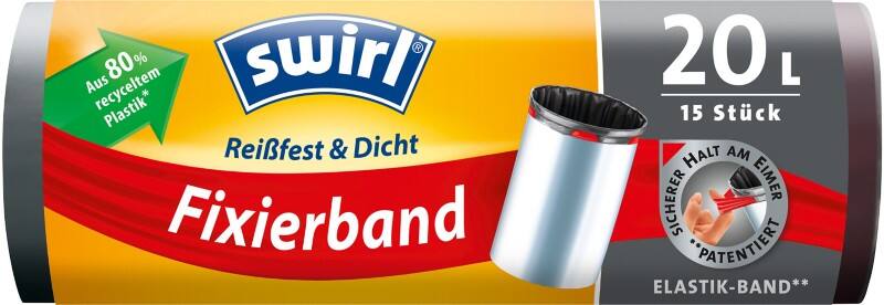 Swirl Müllbeutel Fixierbank 15 Stück 13 x 6 x 6 cm