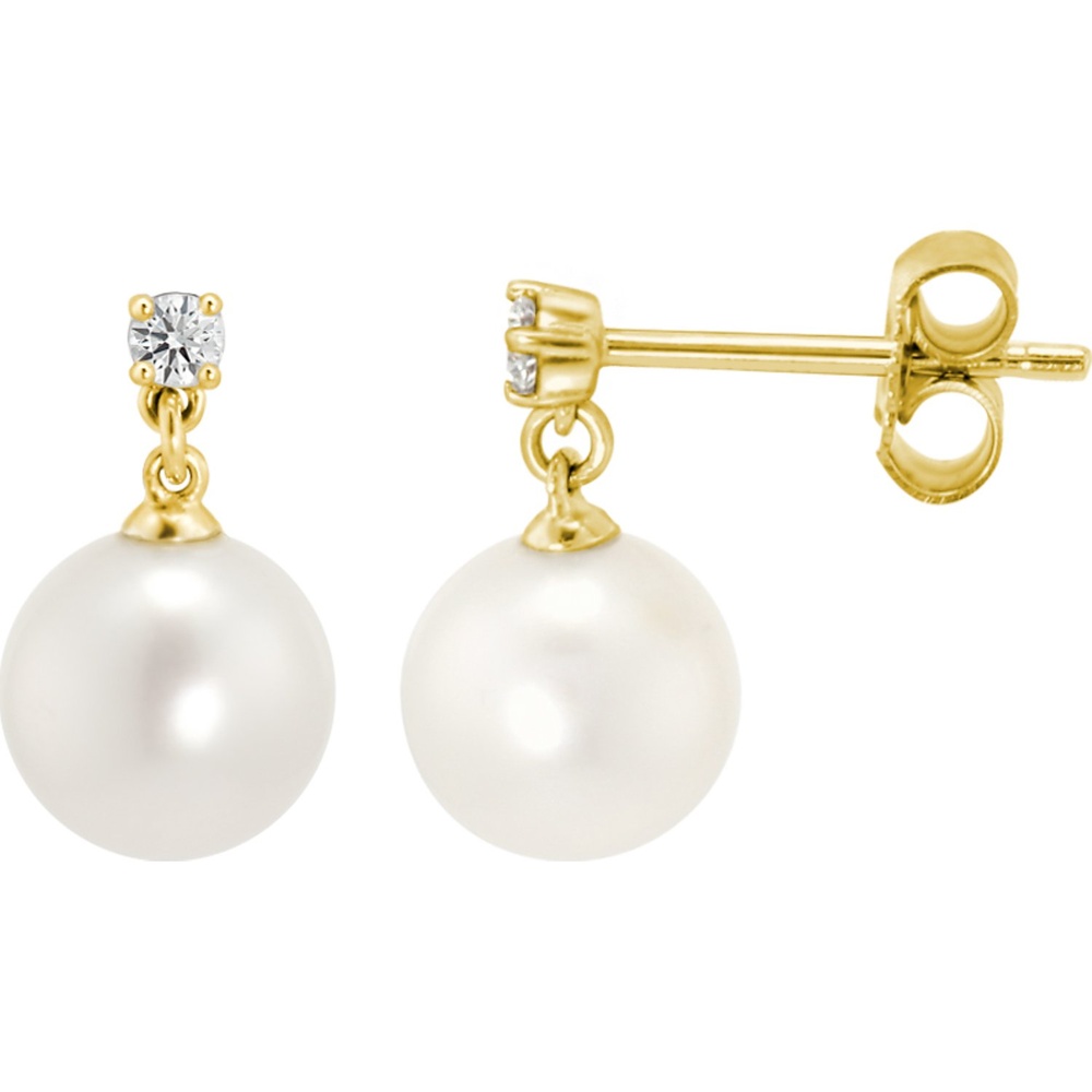 Valeria Boucles d'oreilles 585 Or jaune Boucles d'oreilles