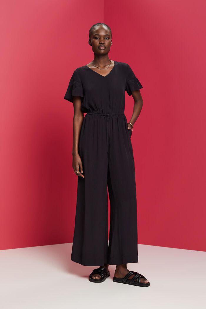 Langer Jumpsuit, LENZING™ ECOVERO™