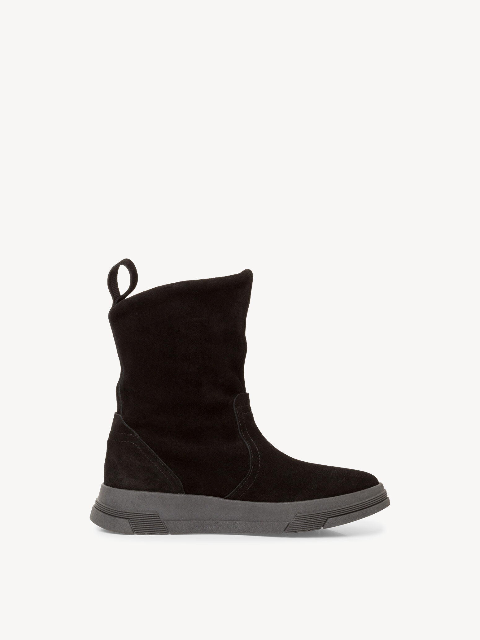 Bottine en cuir - noir