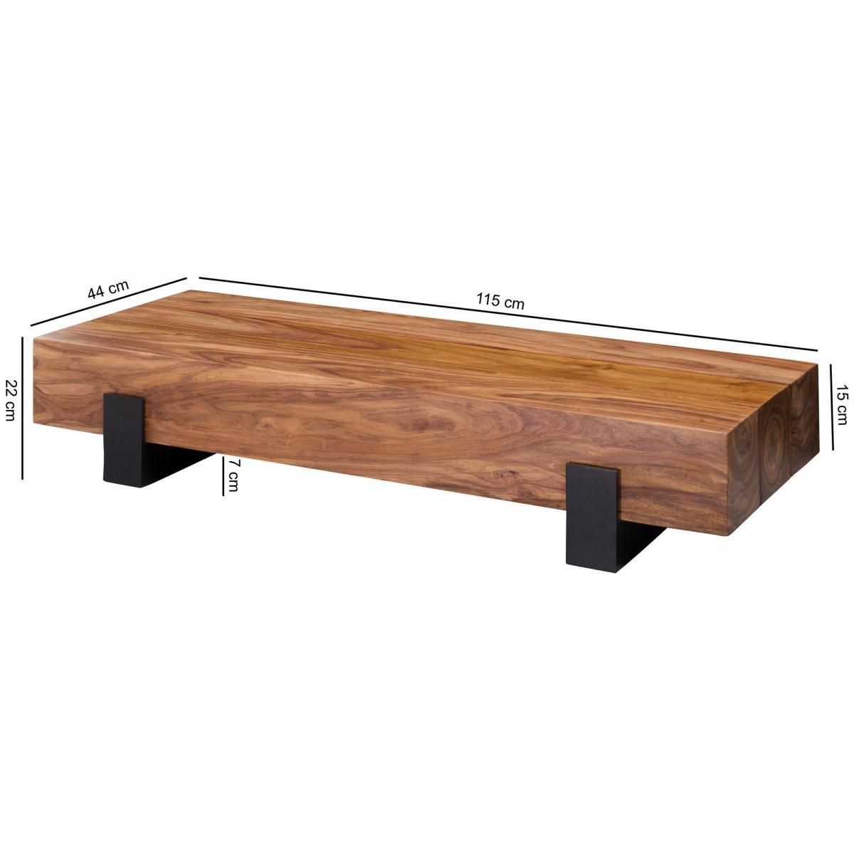 Wohnling Couchtisch SORON 115x22x44 cm