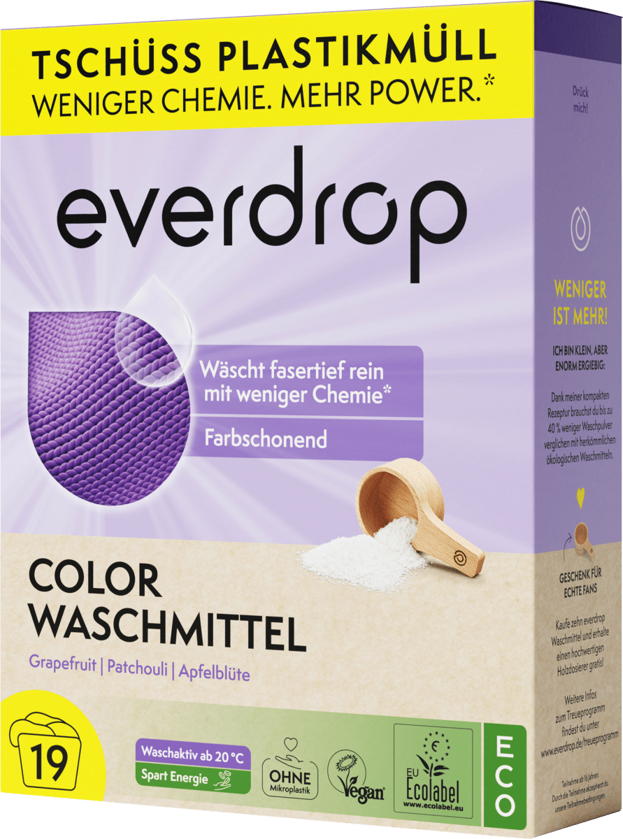 Colorwaschmittel Pulver, 19 Wl