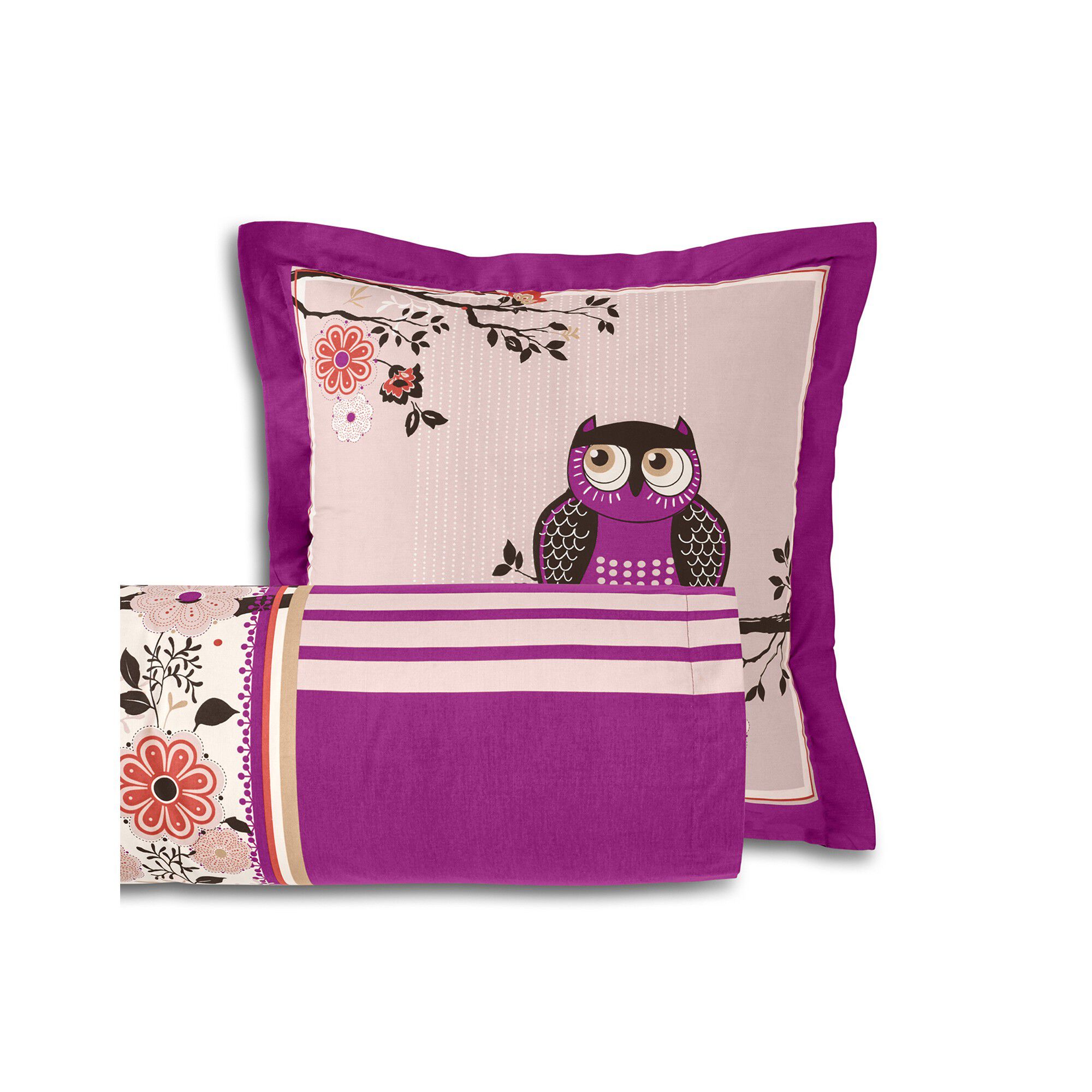 Linge de lit Chouette coton
