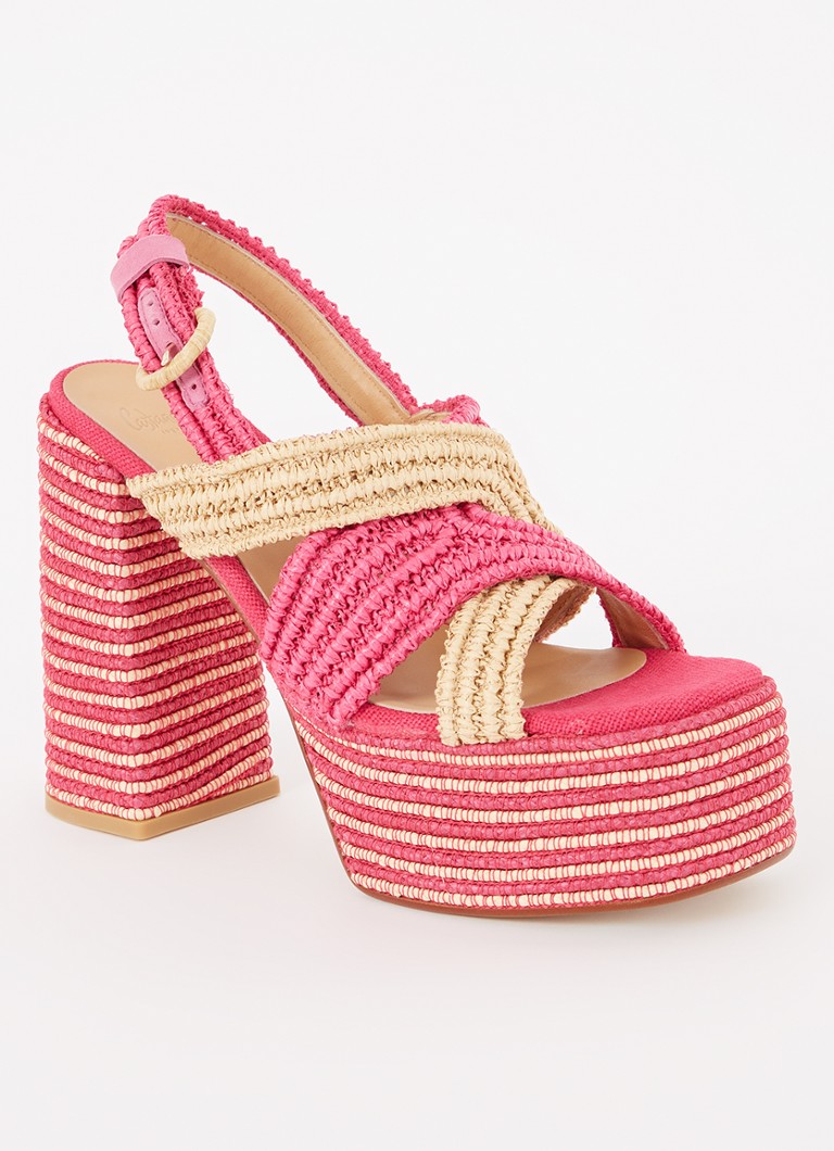 Castañer Fulvia Sandalette valmistettu raffiasta